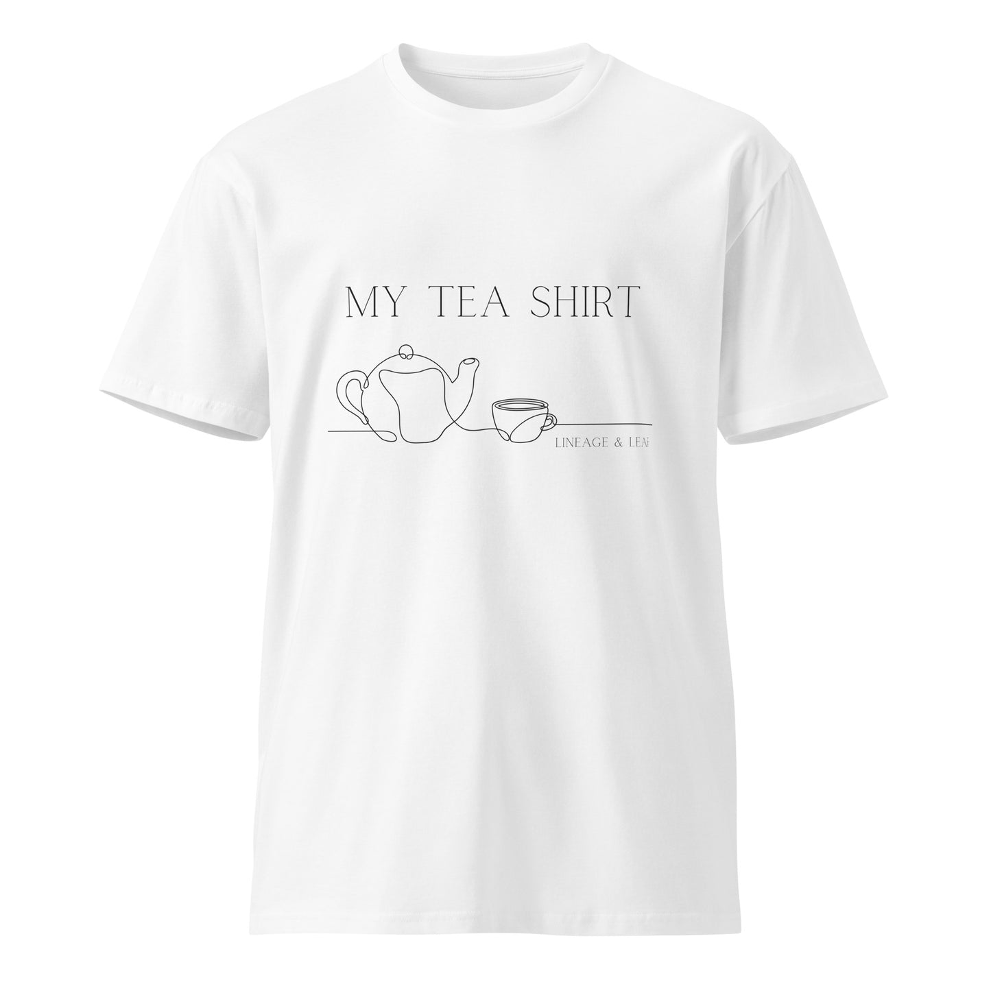 Tea Shirt: Pot and Cup (Unisex)