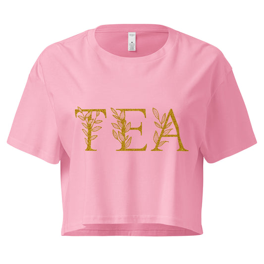 Tea Shirt: "My Tea Shirt" Classic T (Crop Top)