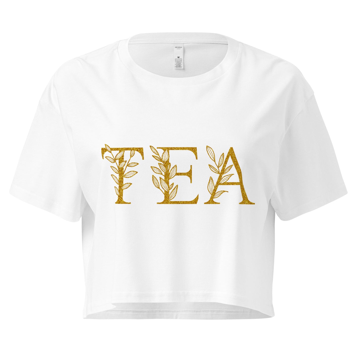 Tea Shirt: "My Tea Shirt" Classic T (Crop Top)