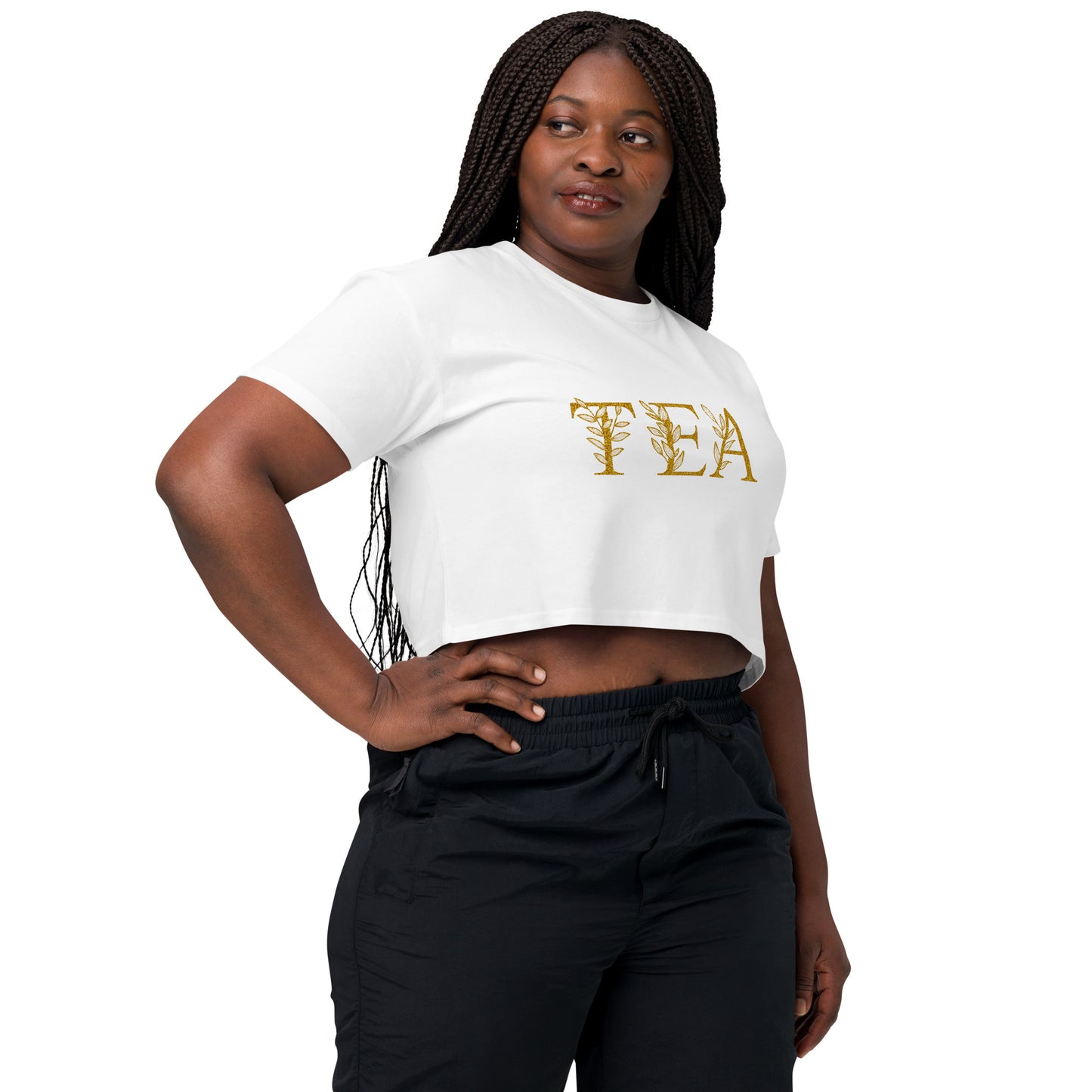 Tea Shirt: "My Tea Shirt" Classic T (Crop Top)