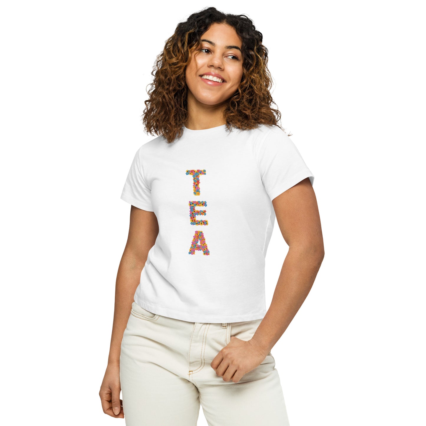 Tea Shirt: Flower Power Tea (High Waist)