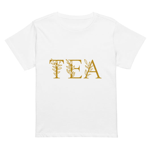 Tea Shirt: Golden Leaf Tea (High Waist)