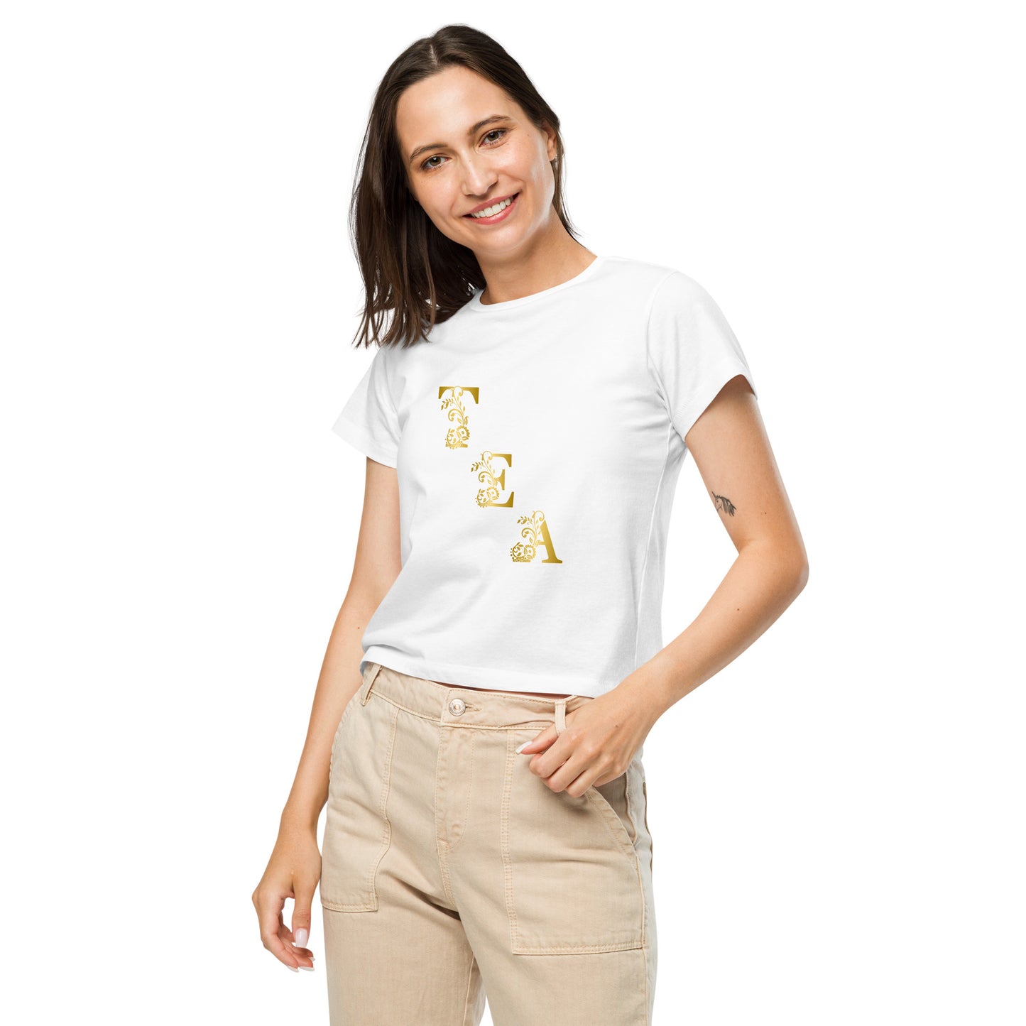 Tea Shirt: Golden Flower Tea (High Waist)