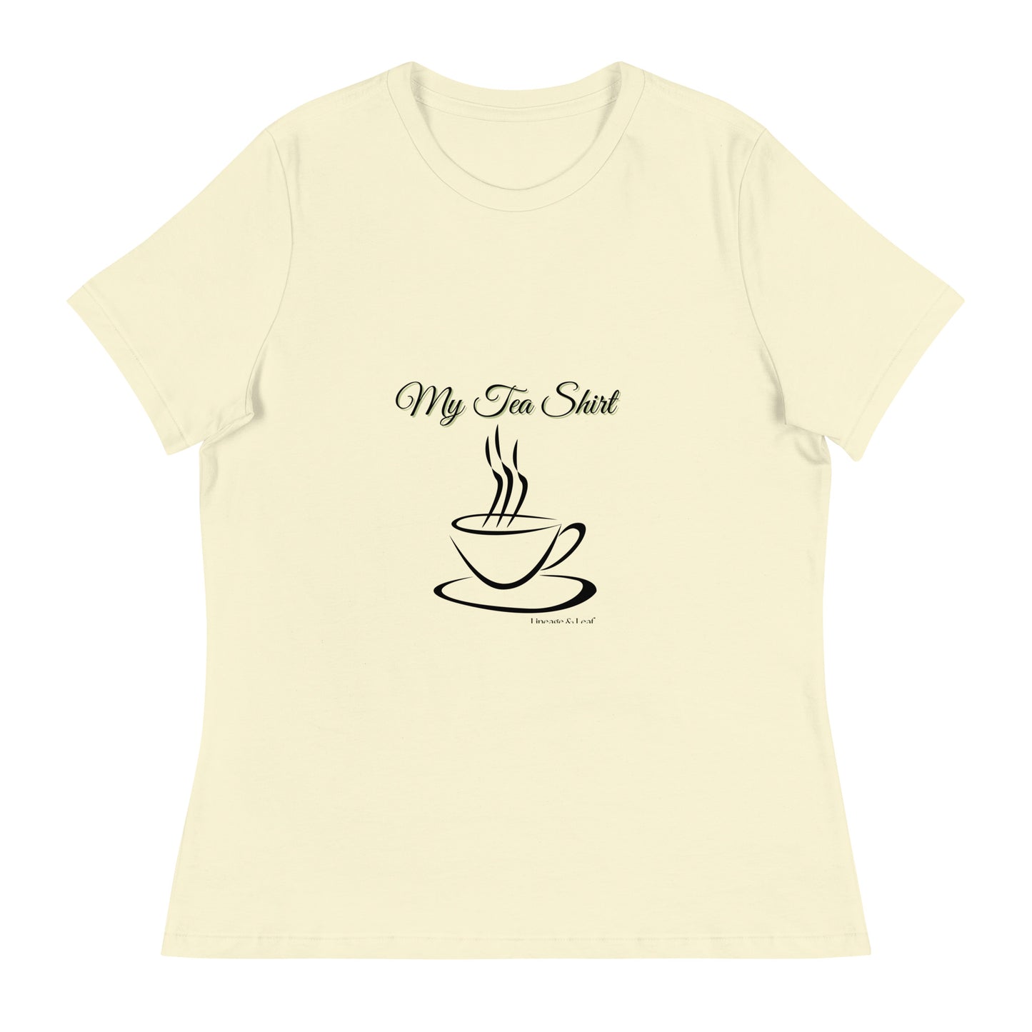 Tea Shirt: "My Tea Shirt" Steamy Cuppa (High Waist)