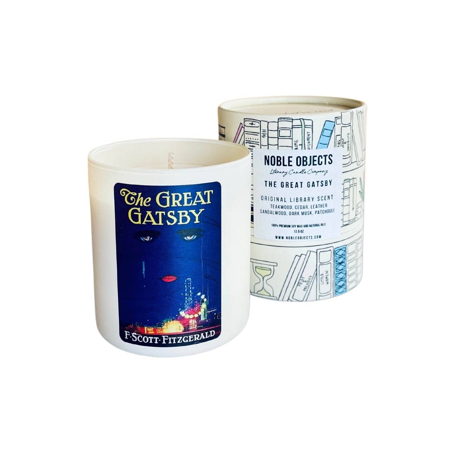 "The Great Gatsby" Book Candle - Original Library Scent