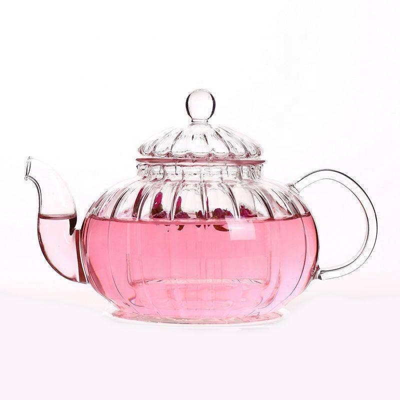 Glass Teapot With Infuser and Lid (20oz.)