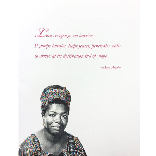 Maya Angelou Card